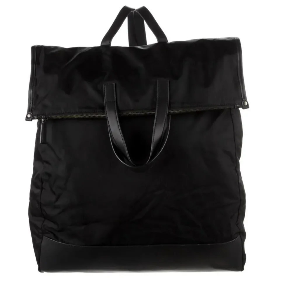ATM‎ Anthony Thomas Melillo Tote Backpack OS Foldable Convertible Black NWT